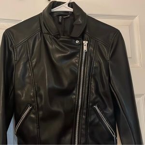 HM faux leather jacket
